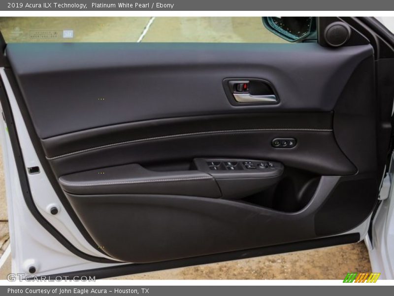 Platinum White Pearl / Ebony 2019 Acura ILX Technology