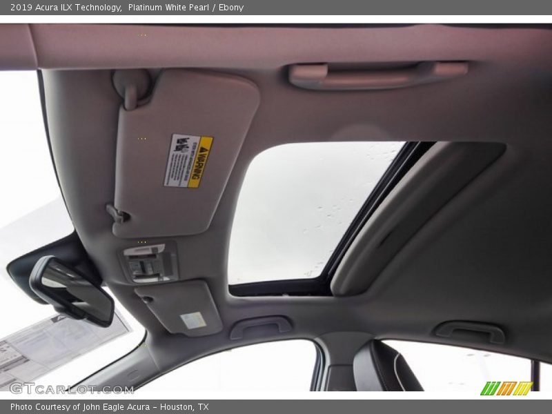 Platinum White Pearl / Ebony 2019 Acura ILX Technology