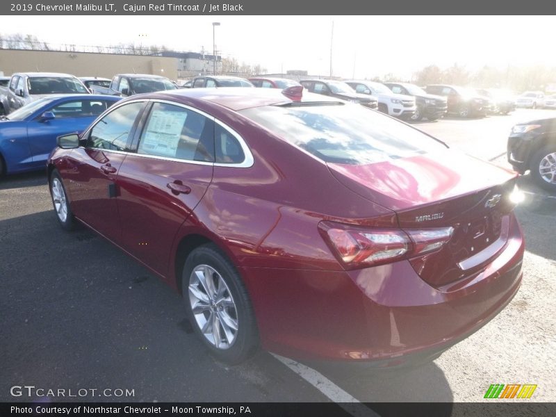 Cajun Red Tintcoat / Jet Black 2019 Chevrolet Malibu LT