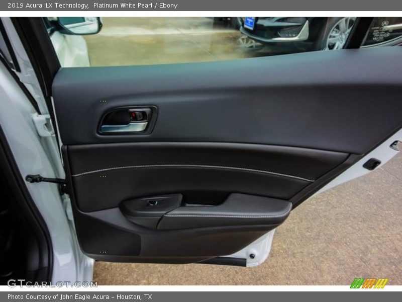 Platinum White Pearl / Ebony 2019 Acura ILX Technology