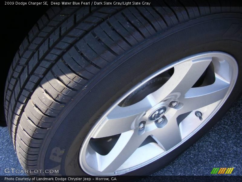 Deep Water Blue Pearl / Dark Slate Gray/Light Slate Gray 2009 Dodge Charger SE