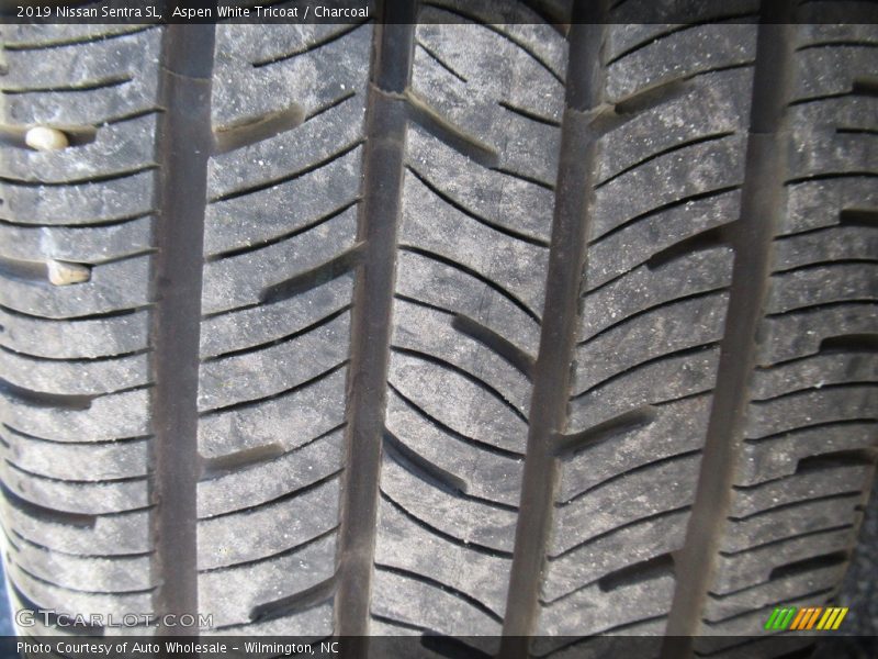 Aspen White Tricoat / Charcoal 2019 Nissan Sentra SL