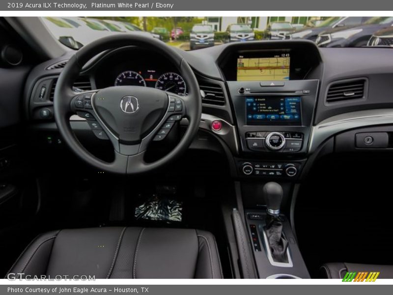 Platinum White Pearl / Ebony 2019 Acura ILX Technology