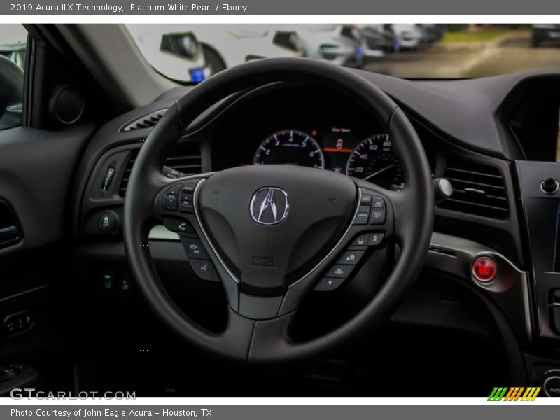 Platinum White Pearl / Ebony 2019 Acura ILX Technology