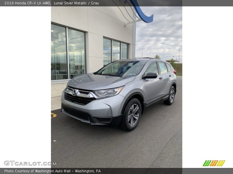 Lunar Silver Metallic / Gray 2019 Honda CR-V LX AWD