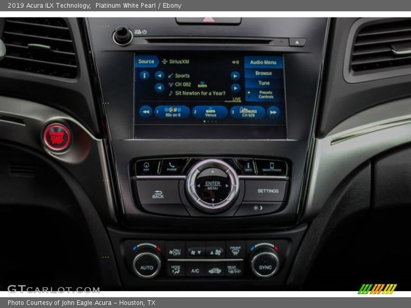 Platinum White Pearl / Ebony 2019 Acura ILX Technology