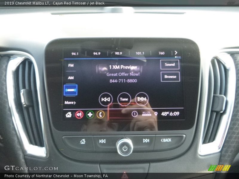 Cajun Red Tintcoat / Jet Black 2019 Chevrolet Malibu LT