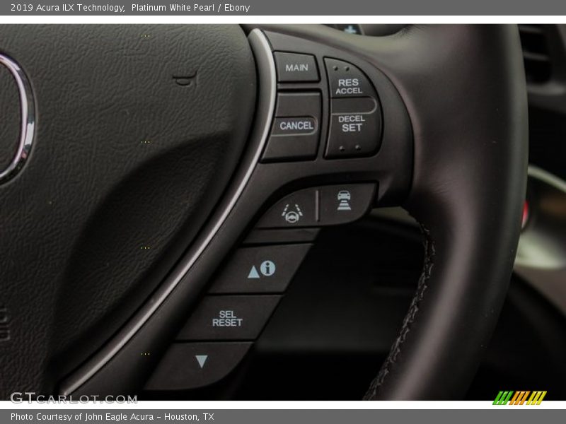 Platinum White Pearl / Ebony 2019 Acura ILX Technology