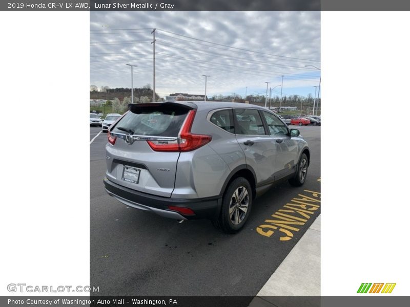 Lunar Silver Metallic / Gray 2019 Honda CR-V LX AWD
