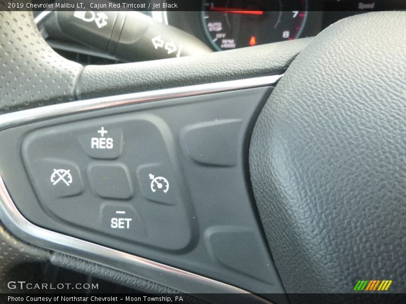 Cajun Red Tintcoat / Jet Black 2019 Chevrolet Malibu LT
