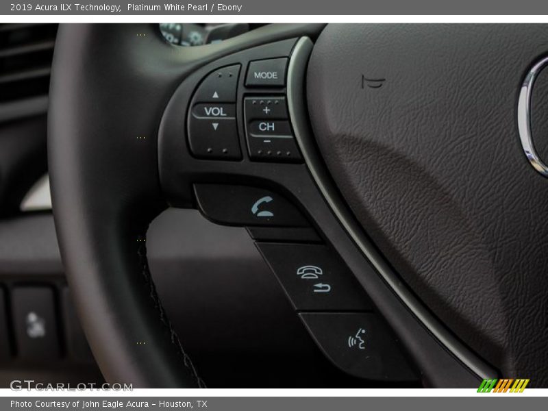 Platinum White Pearl / Ebony 2019 Acura ILX Technology