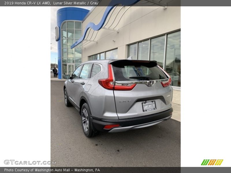 Lunar Silver Metallic / Gray 2019 Honda CR-V LX AWD