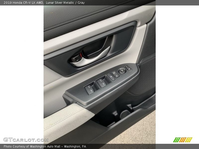 Lunar Silver Metallic / Gray 2019 Honda CR-V LX AWD