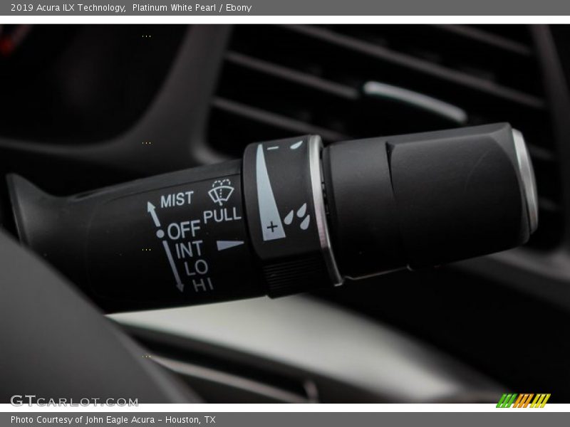 Platinum White Pearl / Ebony 2019 Acura ILX Technology