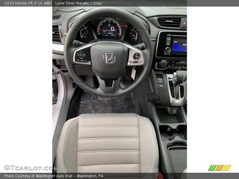 Lunar Silver Metallic / Gray 2019 Honda CR-V LX AWD