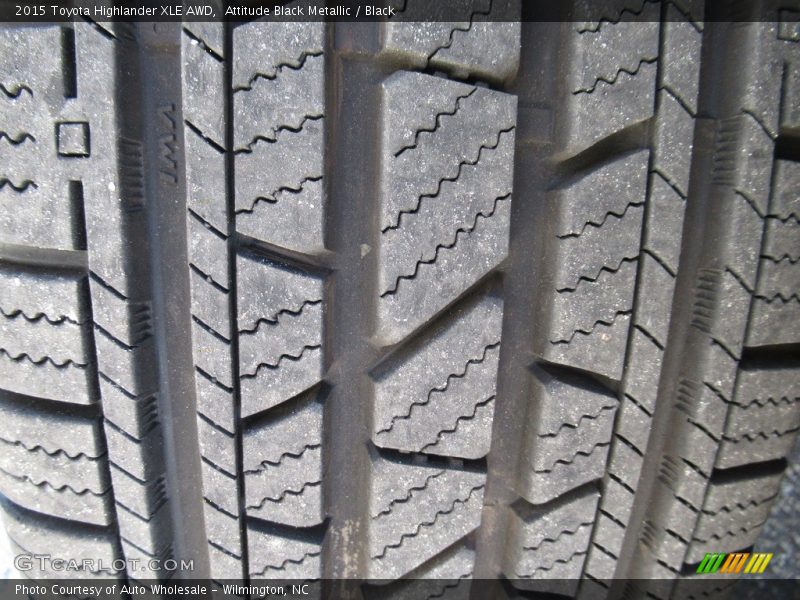 Attitude Black Metallic / Black 2015 Toyota Highlander XLE AWD
