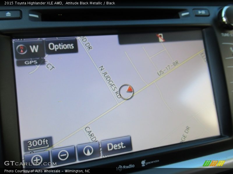 Attitude Black Metallic / Black 2015 Toyota Highlander XLE AWD