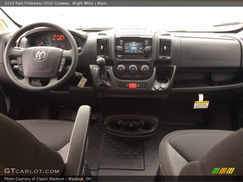 Bright White / Black 2019 Ram ProMaster 3500 Cutaway