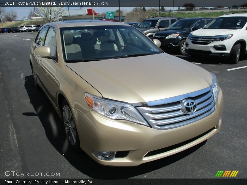 Sandy Beach Metallic / Ivory 2011 Toyota Avalon Limited