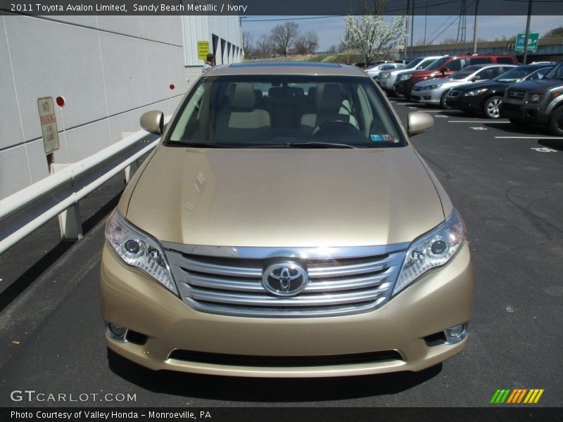 Sandy Beach Metallic / Ivory 2011 Toyota Avalon Limited