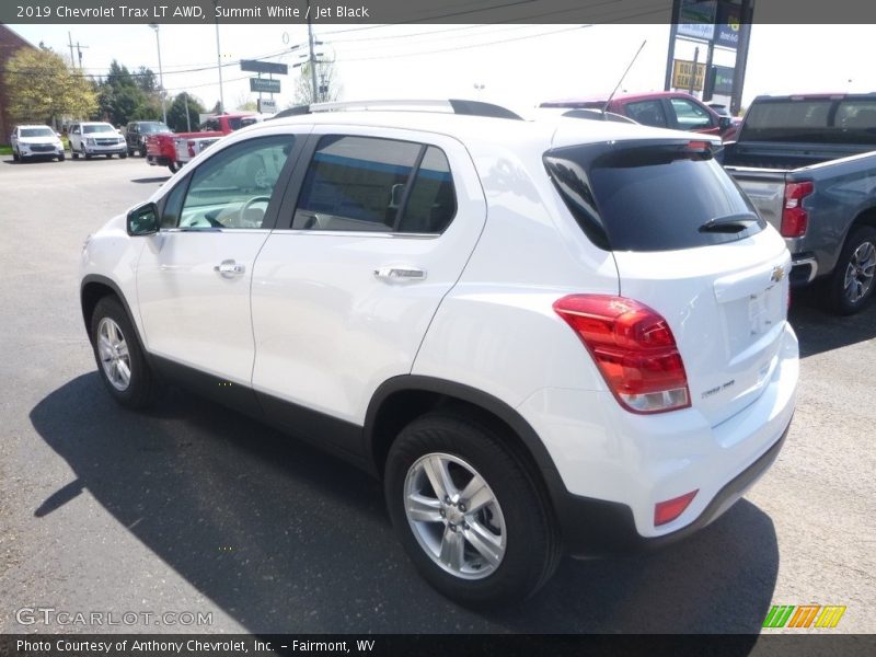 Summit White / Jet Black 2019 Chevrolet Trax LT AWD