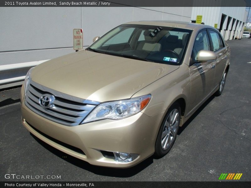 Sandy Beach Metallic / Ivory 2011 Toyota Avalon Limited