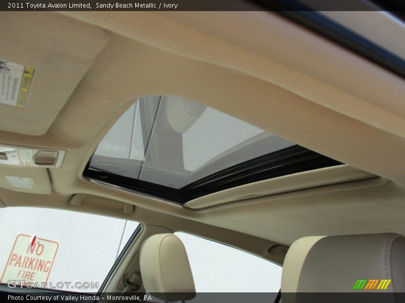 Sandy Beach Metallic / Ivory 2011 Toyota Avalon Limited