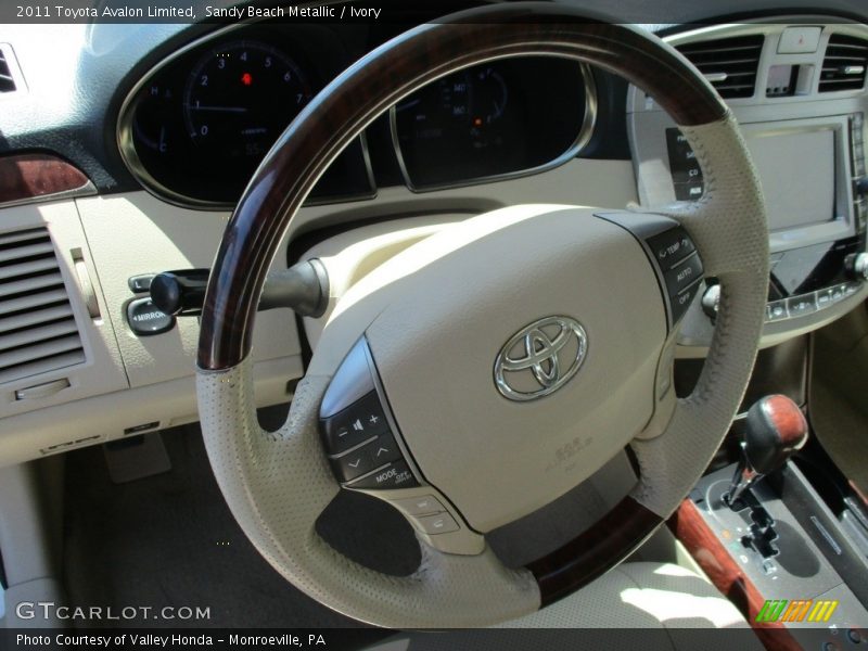 Sandy Beach Metallic / Ivory 2011 Toyota Avalon Limited