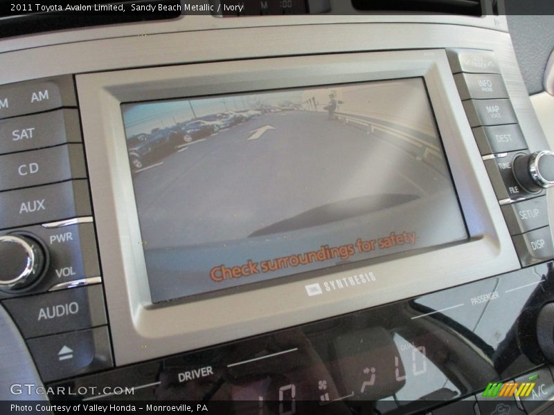 Sandy Beach Metallic / Ivory 2011 Toyota Avalon Limited