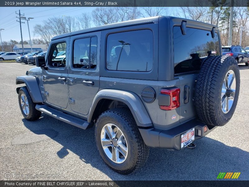 Sting-Gray / Black 2019 Jeep Wrangler Unlimited Sahara 4x4