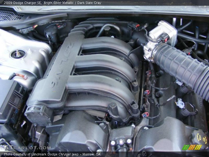 Bright Silver Metallic / Dark Slate Gray 2009 Dodge Charger SE