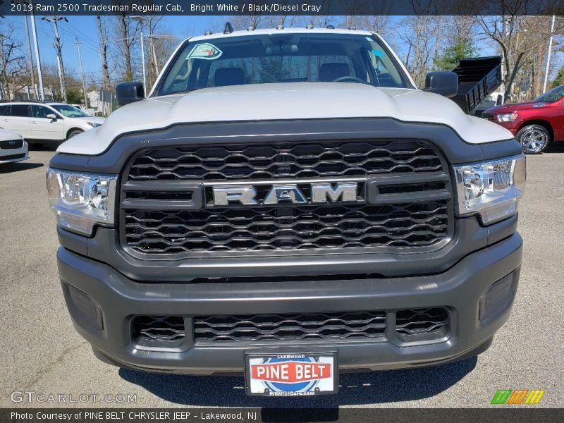 Bright White / Black/Diesel Gray 2019 Ram 2500 Tradesman Regular Cab