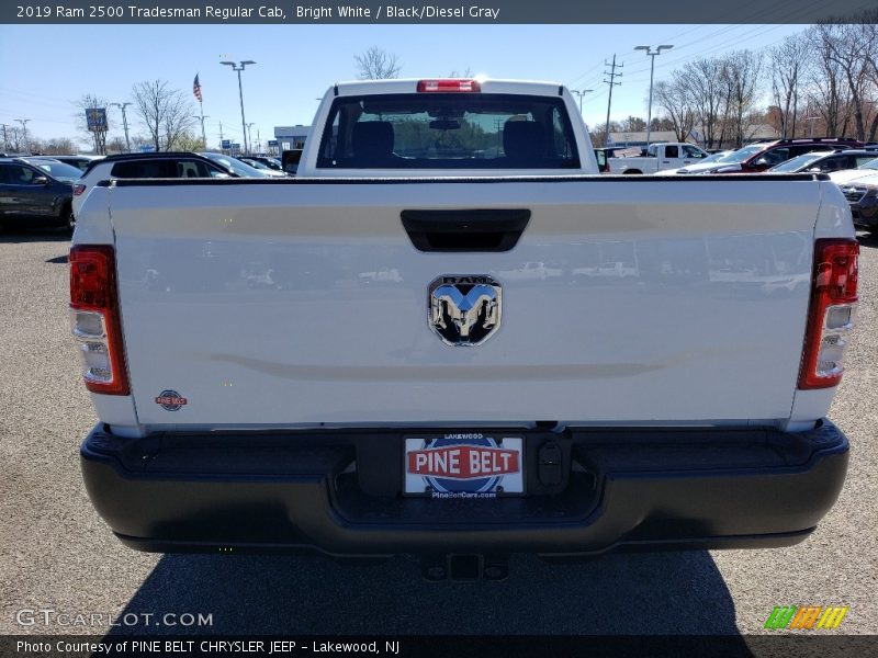 Bright White / Black/Diesel Gray 2019 Ram 2500 Tradesman Regular Cab