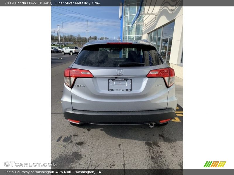 Lunar Silver Metallic / Gray 2019 Honda HR-V EX AWD