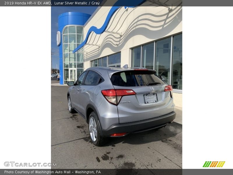 Lunar Silver Metallic / Gray 2019 Honda HR-V EX AWD