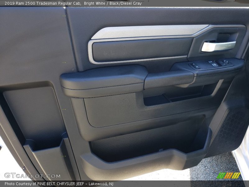 Bright White / Black/Diesel Gray 2019 Ram 2500 Tradesman Regular Cab