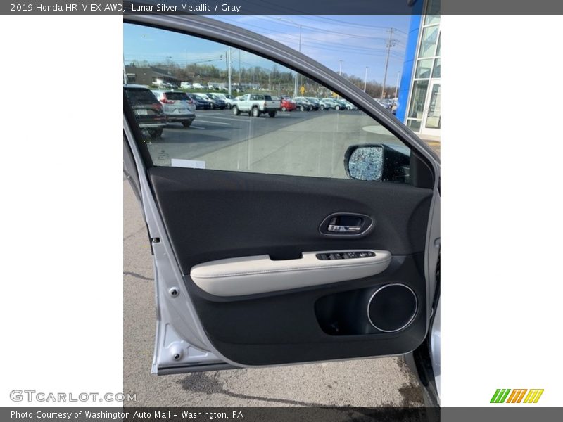 Lunar Silver Metallic / Gray 2019 Honda HR-V EX AWD