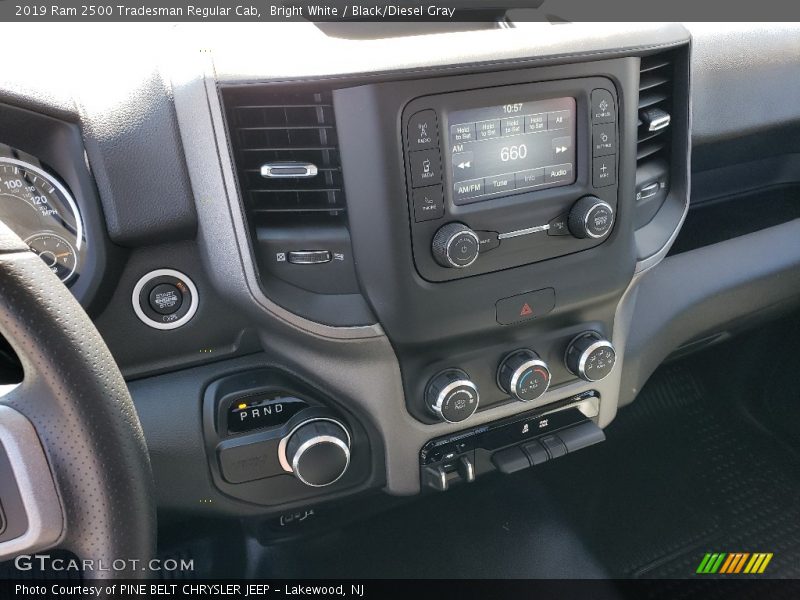 Bright White / Black/Diesel Gray 2019 Ram 2500 Tradesman Regular Cab