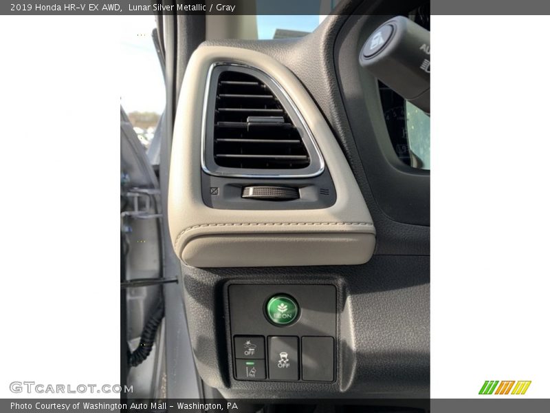 Lunar Silver Metallic / Gray 2019 Honda HR-V EX AWD