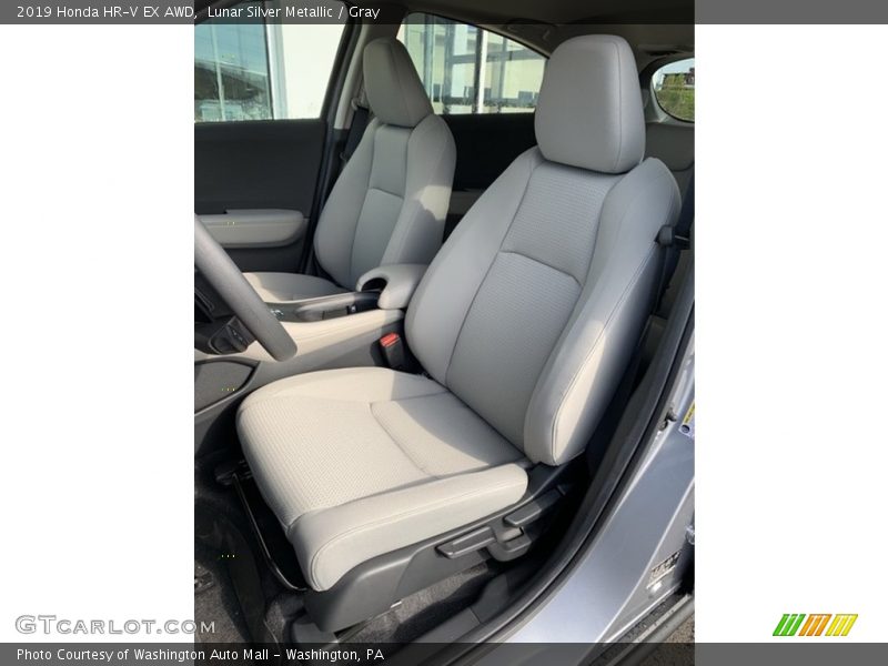 Lunar Silver Metallic / Gray 2019 Honda HR-V EX AWD