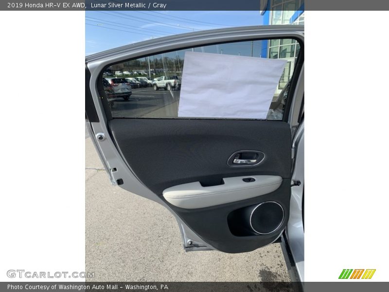 Lunar Silver Metallic / Gray 2019 Honda HR-V EX AWD