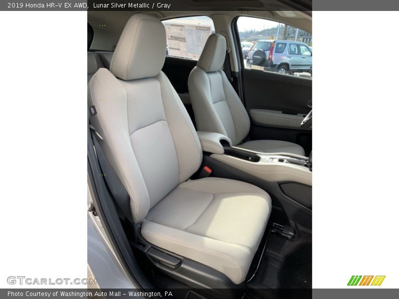 Lunar Silver Metallic / Gray 2019 Honda HR-V EX AWD