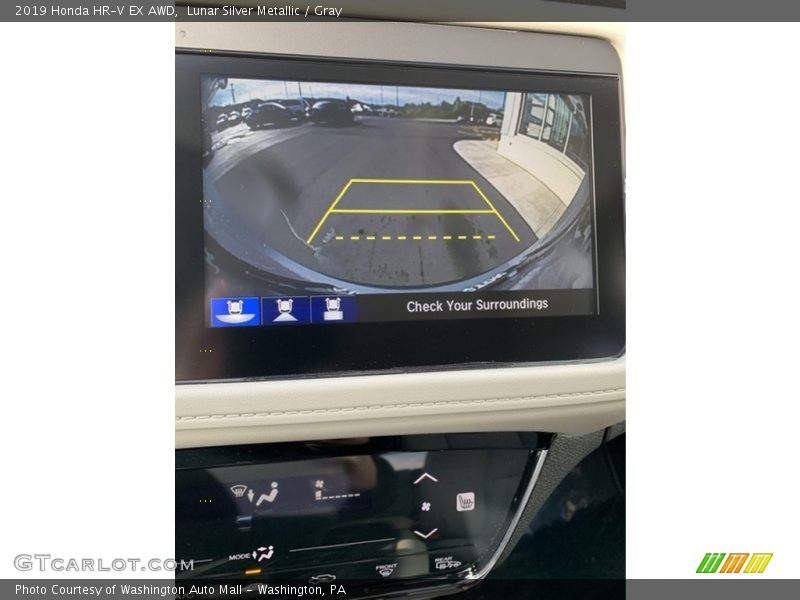 Lunar Silver Metallic / Gray 2019 Honda HR-V EX AWD