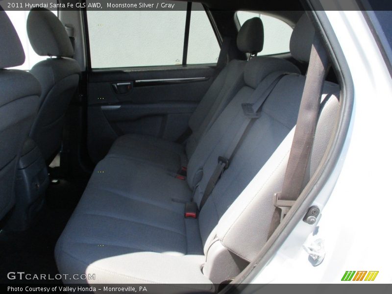Moonstone Silver / Gray 2011 Hyundai Santa Fe GLS AWD