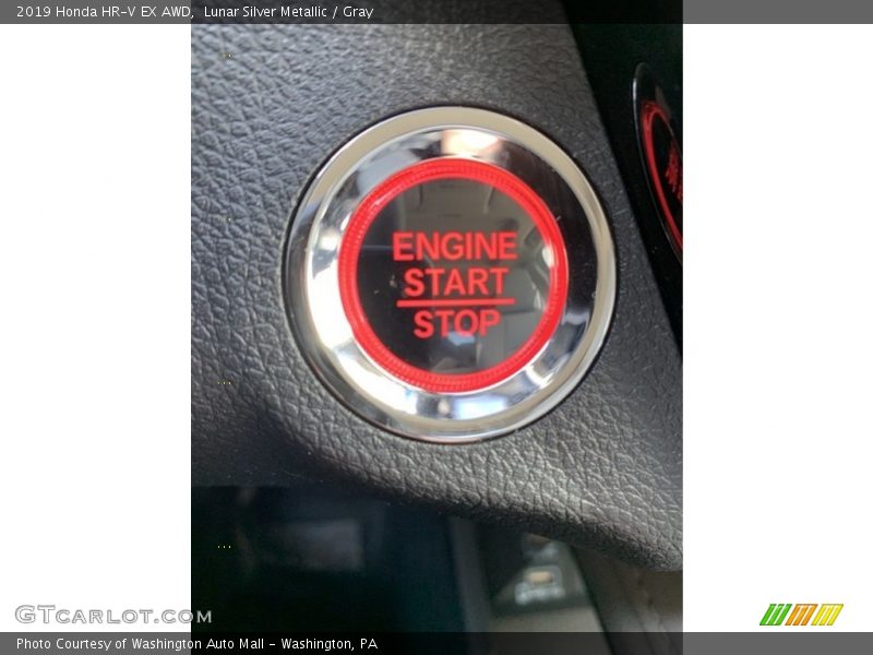 Lunar Silver Metallic / Gray 2019 Honda HR-V EX AWD