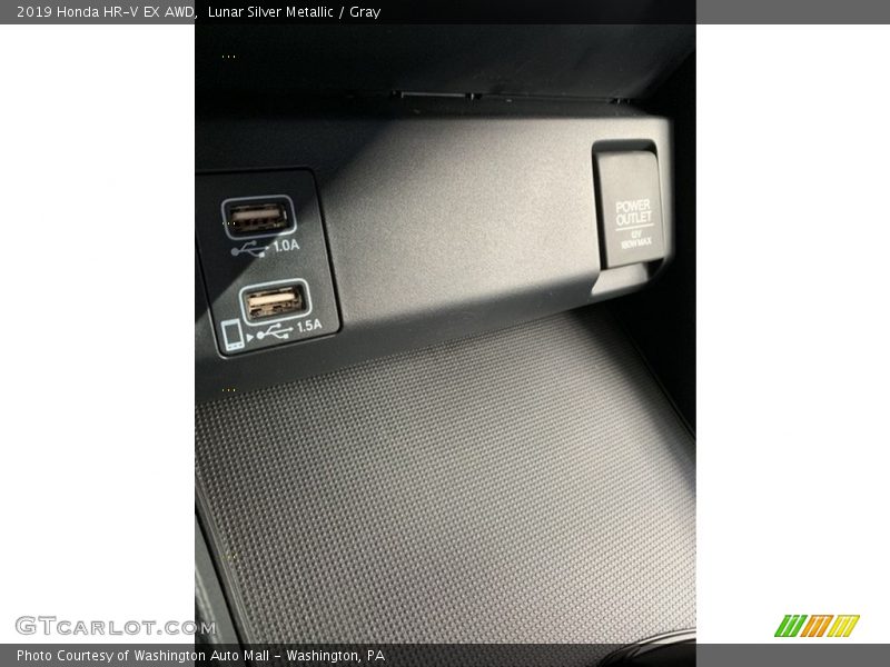 Lunar Silver Metallic / Gray 2019 Honda HR-V EX AWD