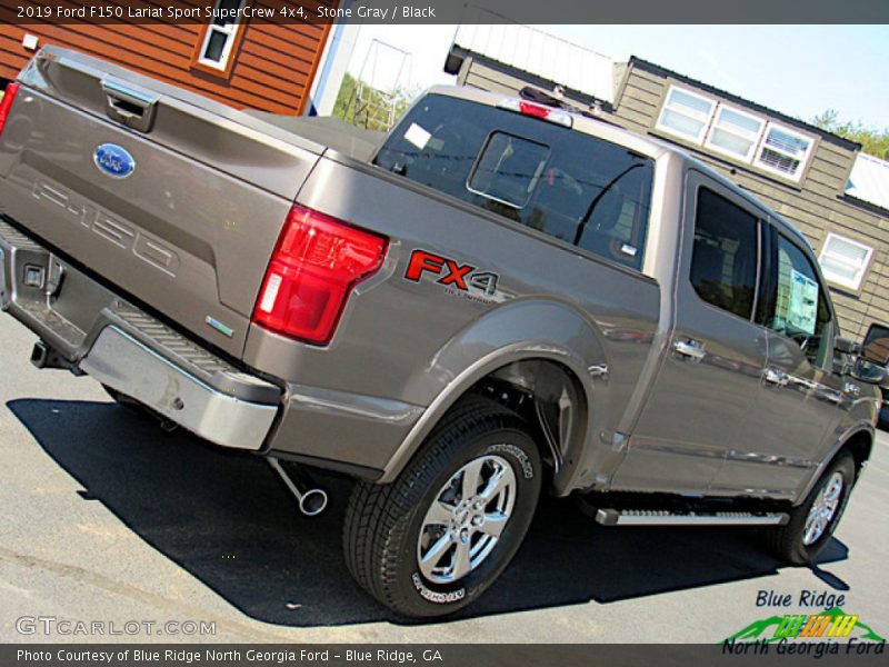 Stone Gray / Black 2019 Ford F150 Lariat Sport SuperCrew 4x4