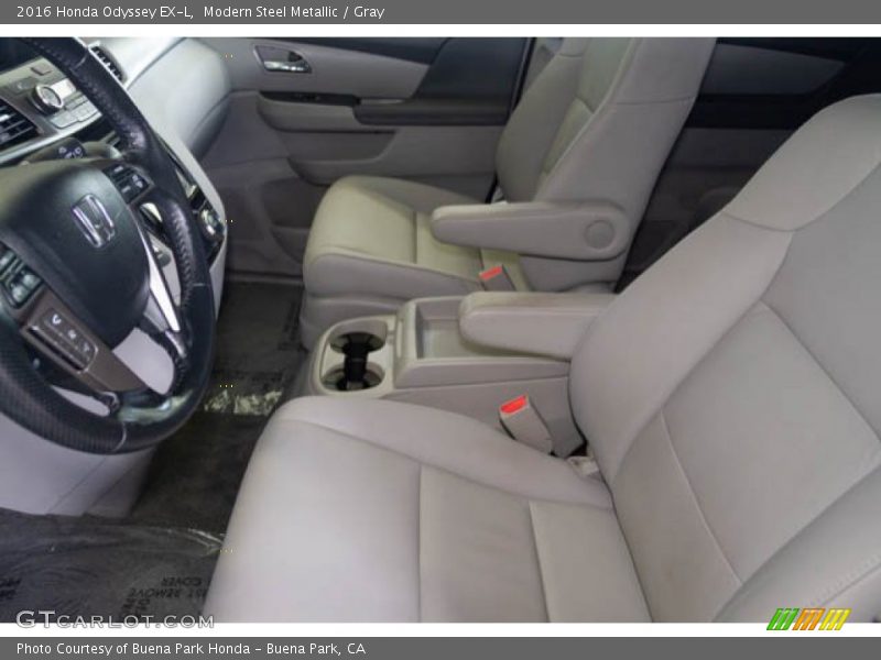 Modern Steel Metallic / Gray 2016 Honda Odyssey EX-L