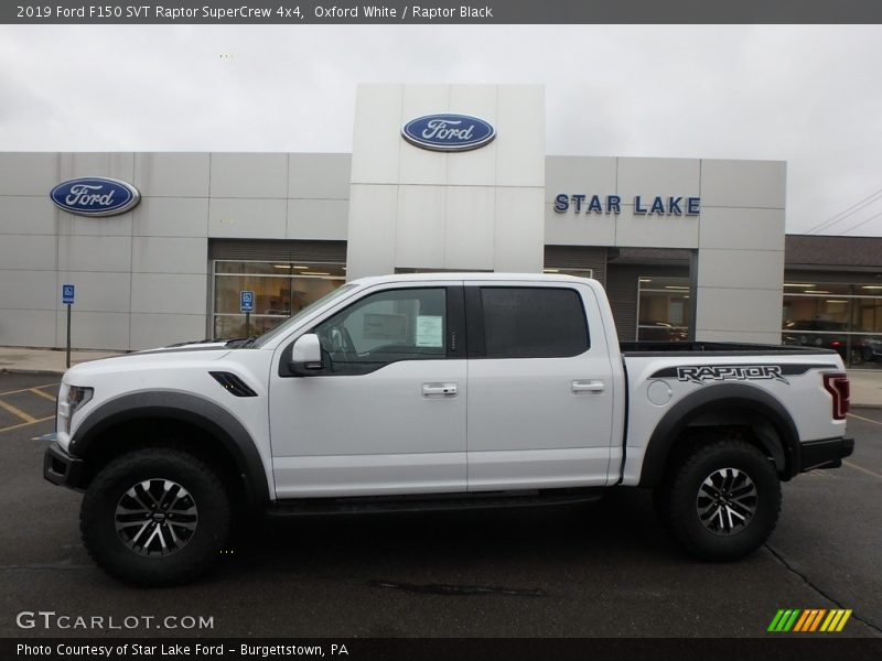 Oxford White / Raptor Black 2019 Ford F150 SVT Raptor SuperCrew 4x4