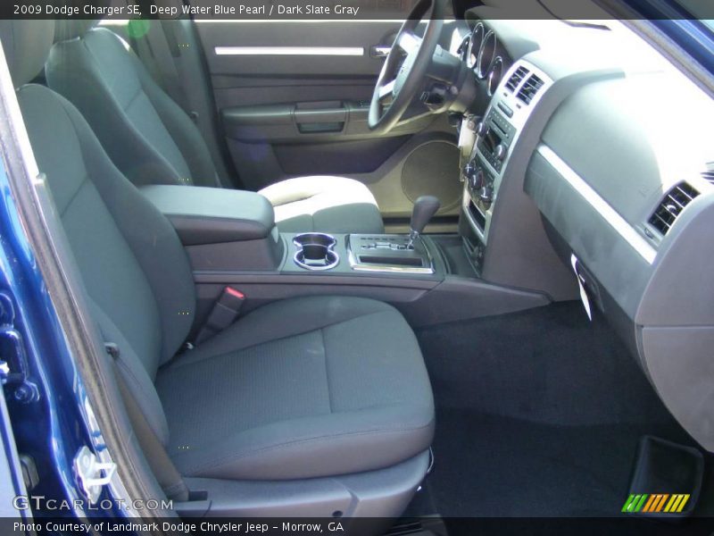 Deep Water Blue Pearl / Dark Slate Gray 2009 Dodge Charger SE